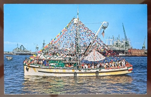 Parading fishing boat san - parading, boat,