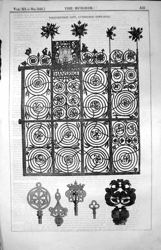 Old wrought iron - wrought-iron, gate