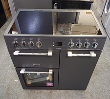 Leisure 90cm Electric Ceramic Range cooker Anthracite dark grey CK90C230T