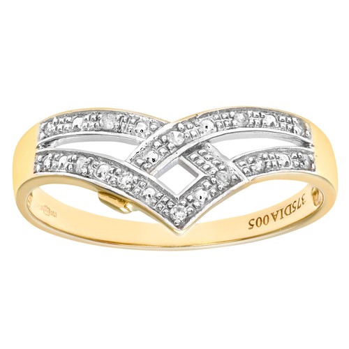 9ct yellow gold diamond - 9ct,
