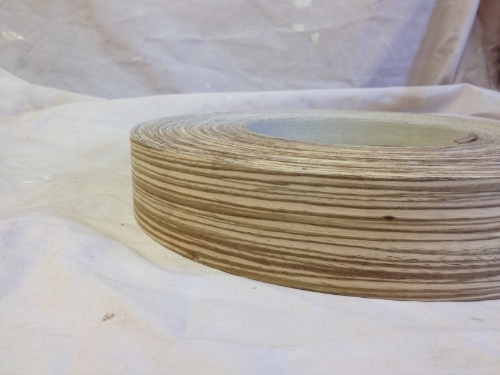 Zebrano iron edging pre - edging,