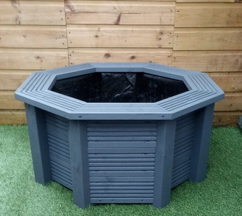 Raised garden pond seat top - raised,