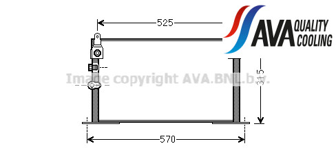Air condenser radiator - ac,