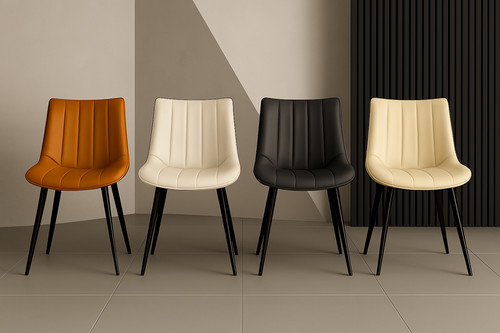 Faux leather dining - dining, chairs