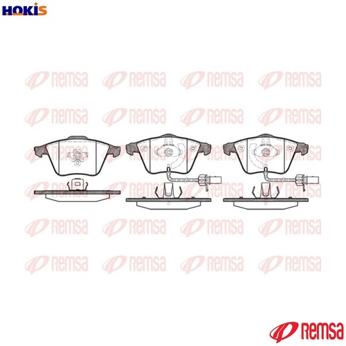 Brake pad set - set,