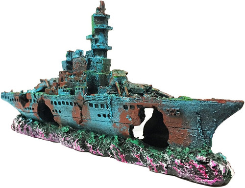 Aquarium shipwreck decorations - aquarium,