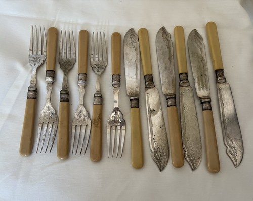 Vintage silver plated fish - silver,