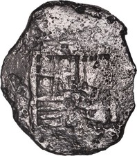 Concepcion Shipwreck (1641) MEXICO Mexico City Silver Cob 8 Reales with COA 1026