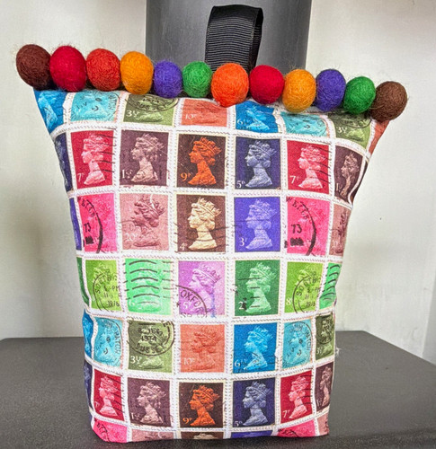 Multicolour postage stamp - multicolour,
