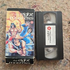 VHS -  Video Tape - The Eight Masters - Cert 18 - Martial Arts - Kung-Fu