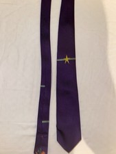 Oswald Boateng Purple Silk Tie – Luxury Menswear