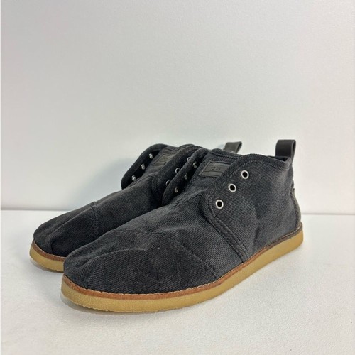 Toms black charcoal corduroy - black/charcoal,