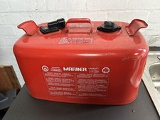 CLASSIC VINTAGE RETRO MARINER METAL OUTBOARD FUEL TANK with Bayonet Fuel Fitting