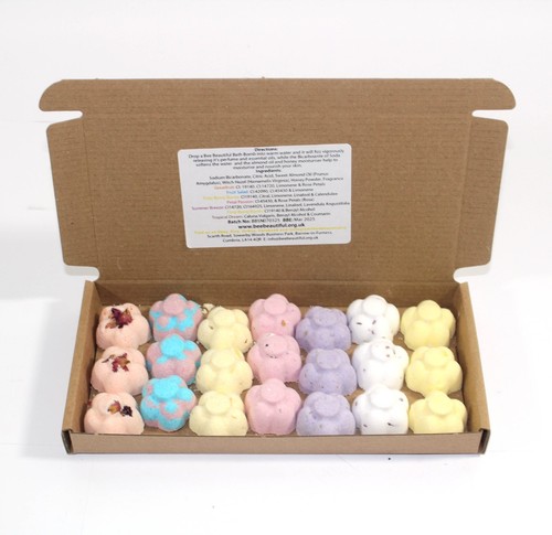 Bath bomb gift set flowers - bomb,