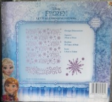 DISNEY FROZEN LET IT GO EMBOSSING FOLDERS SET OF 3  