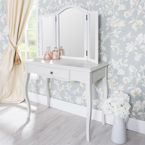 White dressing table french - table,