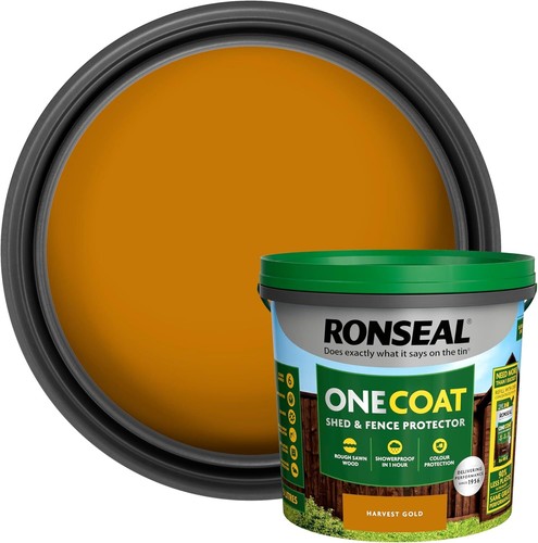 Ronseal one coat shed fence - coat, &fence