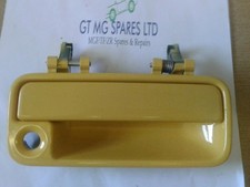 MGZR ROVER 25 DRIVER  DOOR HANDLE  TROPHY YELLOW FAR  New Genuine Part CXB000910