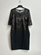 Phase Eight Ladies Orlena Ombre Sequin Knitted Dress, Xmas / NYE Party, UK 16