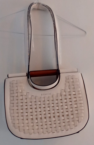 Amelia cream faux leather hand - leather,