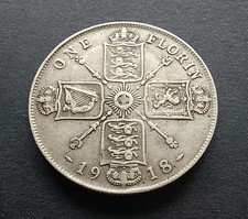1918 Silver Florin / Two