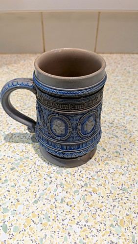 Vintage german stoneware beer - german,