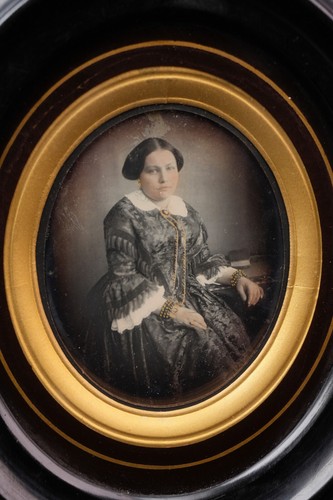 Daguerreotype portrait a - of,