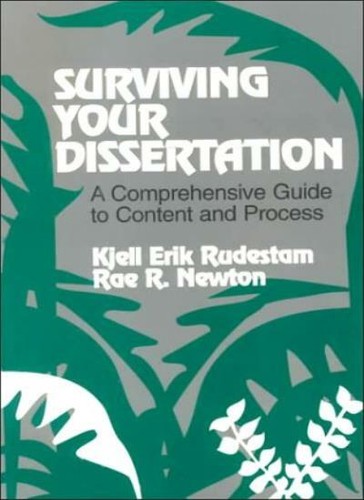 Surviving your dissertation a - surviving, dissertation: