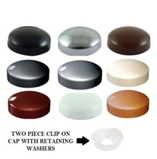 DECORATIVE SCREW CAP COVERS