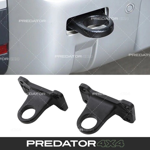 Black rear bumper trailer tow - rear,