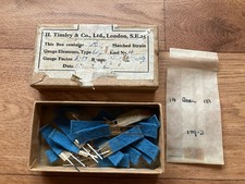 Vintage Matched Strain Gauge Resistance Elements H. Tinsley & Co Ltd