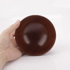 1PC Natural Wood Round Bowl