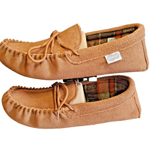 Snugrugs mens suede - suede, moccasin