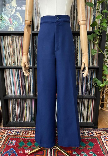 Vintage 1970s navy wide leg - vintage,