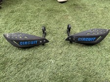 Circuit VECTOR Hand Guards - Universal MX Handguards (Carbon/Blue)