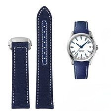 Sailcloth Fabric Blue + White