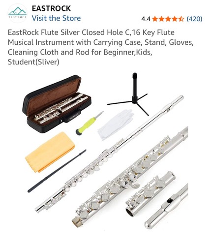 Eastrock flute key open - c,