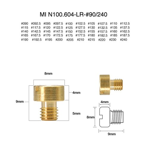 10pcs main jets - main,
