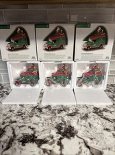 Dept 56 Set of 3 Christmas Village Express Vans New Damaged ￼￼￼