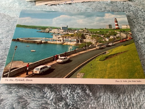 Vintage postcard the hoe - vintage,