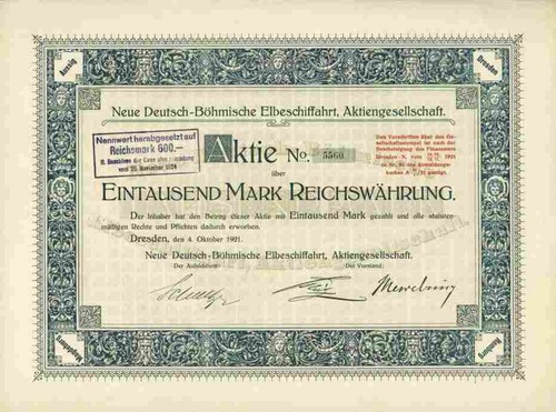 New german bohemian - new, elbe