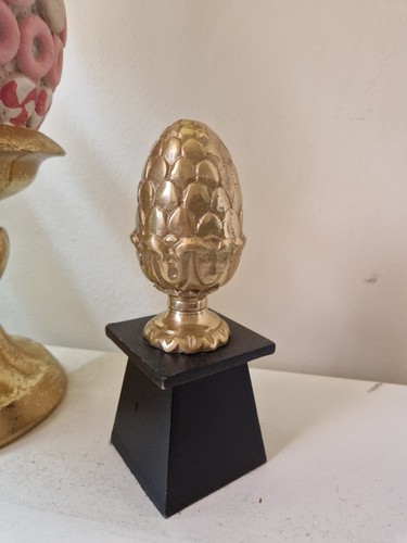 Vintage brass artichoke - vintage,