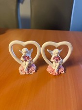 Pair of Resin Cherubs sitting