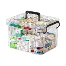 Medicine Storage Box Portable Medication Storage Large Capacity Medicine Box NEW