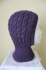 HAND KNITTED WOMEN, LADIES, UNISEX BALACLAVA,  (100% BABY ALPACA)