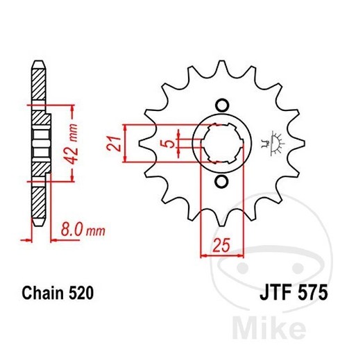 Sprocket for yamaha - sprocket, xt