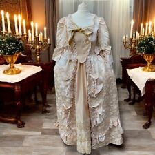 Georgian Dress, Marie Antoinette Dress, Bustle dress, Georgian costume 
