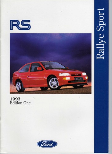 Ford rallye sport brochure - ford,