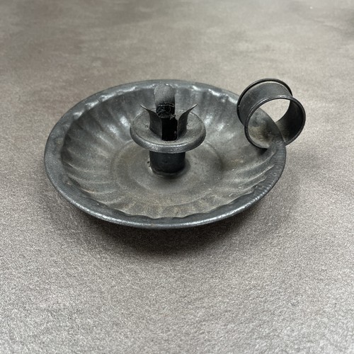 Vintage chamberstick candle - vintage,