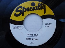 JERRY BYRNE 45 LIGHTS OUT USA
